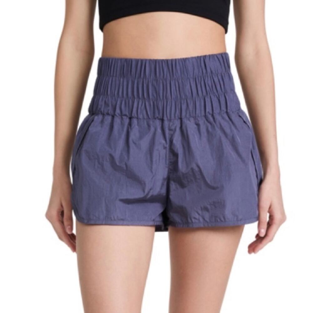 Free People Movement Shorts Womens SP Purple The Way Home High Rise Lined FP